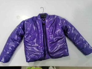 Veste d'été à bulles sans plumes 3M Thinsulate coton rempli chaud coupe-vent brillant extérieur personnalisable avant Logo OEM - Product Image 5