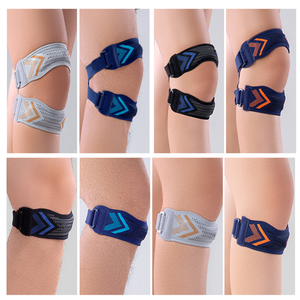 Banda Deportiva para Rótula, Transpirable, de Poliéster Suave, Ligera, Cómoda, Antideslizante, Ajustable, Unisex, Estabiliza la Rodilla - Product Image 6