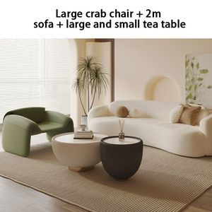 Vente directe d'usine, <span class=keywords><strong>canapé</strong></span> modulaire blanc incurvé sur mesure, ensemble de canapés pour salon - Product Image 4