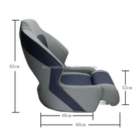 Nouvel État Plastique Marine Hardware Capitaine Yacht Lounge Seat Vinyle avec d'excellentes caractéristiques marines