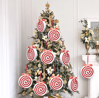 Sucette en plastique de bonne qualité faite à la main, 55 cm, colorée, belle, décoration de bonbons, ornement pour la décoration de fête d'événement avec bâton de 120 cm
