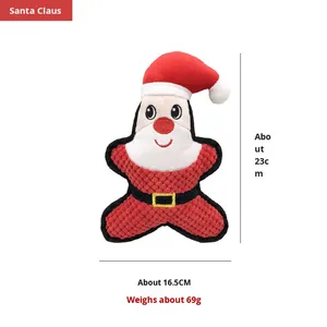Série de Noël Jouet en peluche écologique <span class=keywords><strong>pour</strong></span> <span class=keywords><strong>chien</strong></span> Ananas Velours Résistant aux morsures avec son Bb Barking - Product Image 6