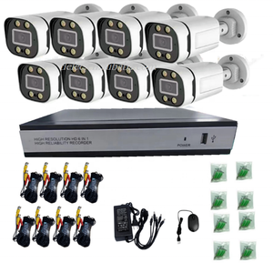 Лидер продаж, комплект из 8 камер AHD, полноцветный видеорегистратор ночного видения 1080p, цифровой регистратор на жестком диске XMEYE CCTV store CCTV, система безопасности - Product Image 1