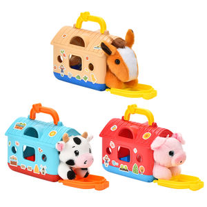 Maison <span class=keywords><strong>pour</strong></span> animaux de compagnie mignonne en peluche de volaille prenant soin du <span class=keywords><strong>chien</strong></span> de porc de cheval de bétail de compagnie avec le matériel amical - Product Image 1