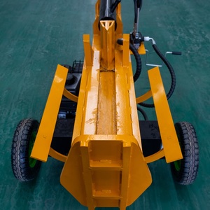 Forestry Machinery 6.5 8 Hydraulic Log <b>Splitting</b> Wood Processor <b>Machine</b> - Product Image 5