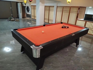 MOQ bajo de fábrica, precio barato al por mayor, 7 pies, 8 pies, 9 pies, MDF, 3 en 1, juego multifunción, mesa de billar a la venta - Product Image 3