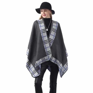Gran oferta de chal de Pashmina de Jacquard de invierno para mujer, cárdigan de Cachemira cálido, capa Poncho para viajes, bufandas tradicionales de invierno, chales - Product Image 3