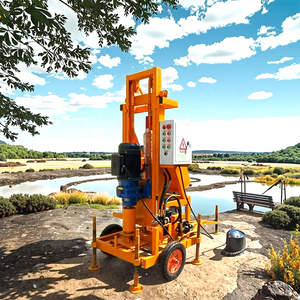 Offre Spéciale Foreuse Rotative Diesel Portable de Puits d'Eau Profonds 100 m 130 m, Petite Mini Machine de Forage de Puits d'Eau - Product Image 6