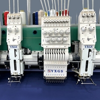 Machine à broder industrielle SNWSIM à 12 têtes avec ruban combiné