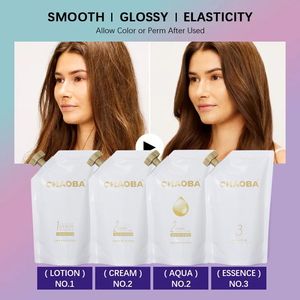 CHAOBA 480ml Japanese Smooth Technology Brazilian Keratin Treatment Repair Hair Redressing Cream pour <span class=keywords><strong>cheveux</strong></span> crépus et abîmés - Product Image 5