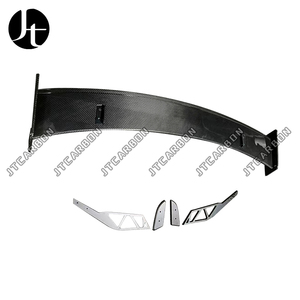 Pour <span class=keywords><strong>Porsche</strong></span> <span class=keywords><strong>Taycan</strong></span> 2019 2020 2021 <span class=keywords><strong>2022</strong></span> 2023 Aileron arrière en fibre de carbone sèche, couvre-coffre, spoiler, kits carrosserie, style Avante - Product Image 4
