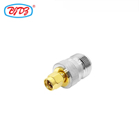 Adaptador Coaxial RF de Fábrica de 50 Ohmios y 6 GHz, Conector SMA Macho a Conector N Hembra, Convertidor de Latón y Cobre para Conectores de Antena Wifi