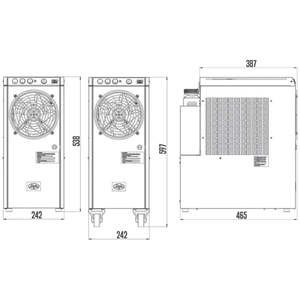 Rubinetto per birra DryWet 70K H4 da incasso - Product Image 2