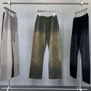 กางเกงวิ่งขายาวผ้าคอตตอนผ้าโพลีเอสเตอร์ย้อมสีแบบสเปรย์ย้อมสีสำหรับผู้ชายรุ่น450GSM - Product Image 1