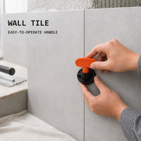Système de nivellement de carreaux auto-adhésif réutilisable en forme de T Spin Doctor, espaceurs pour carreaux de sol et de mur, carreaux de céramique modernes
