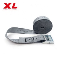 Correas de amarre sin fin de poliéster 100% de 25 mm (1 pulgada) con hebilla de leva de alta resistencia para carga, de fábrica OEM