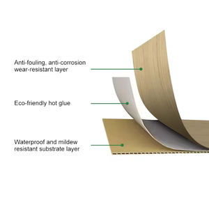 Panel de Pared de Fibra de Madera de Bambú Moderno de Instalación Rápida, Techo, Placa de Hebilla de Autoinstalación, Pared Decorativa de WPC - Product Image 5