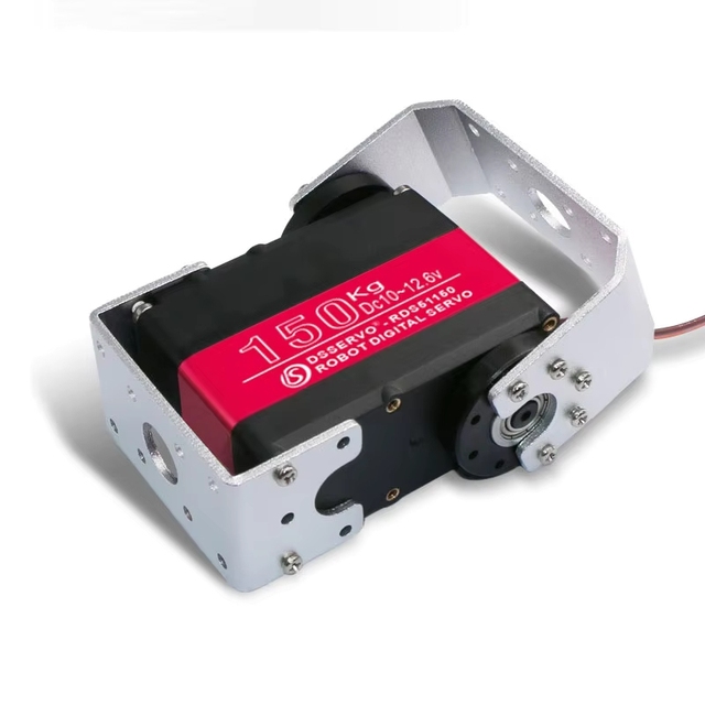 For RDS51150 150kg Torque 12V DC Motor Servo for Robotics & RC Boat Parts Metal Construction