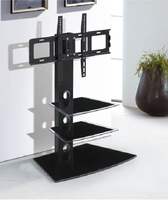 Support tv lcd en verre trempé w610, pour table centrale, anti-poussière, monté au plafond, usine, prix bas, haut de gamme