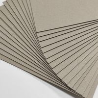 Chine prix direct d'usine 1mm/2mm/3mm feuilles de carton gris de carton gris non couché pour l'emballage, la reliure et l'artisanat