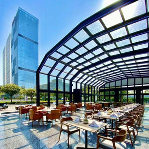 Cubierta Automática <span class=keywords><strong>para</strong></span> Piscina CLEARVIEW, Cubierta Telescópica Motorizada <span class=keywords><strong>para</strong></span> Solárium, Cubierta Retráctil de Aluminio <span class=keywords><strong>para</strong></span> Casa - Product Image 5