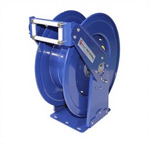 Carrete de Manguera para Lavadora a Presión de Alta Resistencia, Retráctil Automático de Doble Brazo, Ajustable, de Metal - Product Image 4