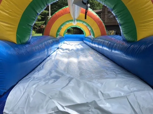 Dành cho người lớn trượt và trượt Inflatable thương mại trượt nước 1000 <span class=keywords><strong>ft</strong></span> trượt N trượt Inflatable thành phố - Product Image 5