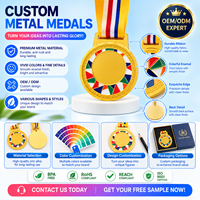 Médailles de récompense personnalisées en métal émaillé, moulées sous pression, UV, pour événements sportifs, commémoratifs, d'excellence et de remise de diplôme, 2026