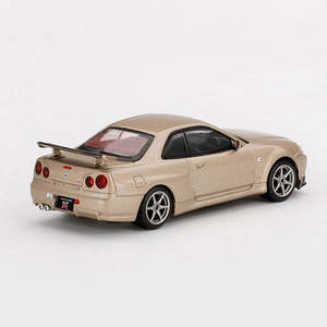 핫 세일 장난감 차량 Inno64 IN64-R34VS-SIL 1/64 닛산 스카이 라인 GT-R R34 V-Spec II 다이캐스트 합금 플라스틱 모델 어린이 장난감 자동차 - Product Image 4