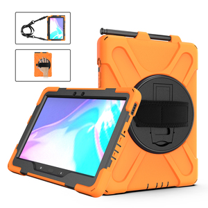 เคสสายคล้องมือสำหรับ <span class=keywords><strong>Samsung</strong></span> Galaxy Tab Active Pro 10.1 2019 T540/ Tab Active <span class=keywords><strong>4</strong></span> Pro <span class=keywords><strong>2022</strong></span> T630/T636ที่ทนทาน360หมุนได้ - Product Image 1