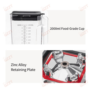 2L Touchpad kontrolleri profesyonel Blender düşük gürültü ile güçlü ağır ticari mikser ses geçirmez <span class=keywords><strong>DIY</strong></span> ayarları destekler - Product Image 6