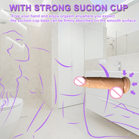 Dildo Realista con Ventosa, Dildo Enorme de Gelatina, Juguetes Sexuales Anales para Mujer, Pene Grande de Múltiples Tamaños, Tapón Anal, Juguete Erótico, Sex Shop