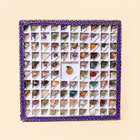 Kit de Collection de Spécimens Minéraux Naturels et Fossiles, Boîte de Présentation de Pierres Précieuses et Cristaux, Ensemble Éducatif de Sciences Géologiques