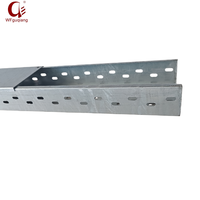 Plateaux de câblage perforés galvanisés à chaud, plateaux de gestion des câbles métalliques pour projets de câblage électrique 500*200*3.0mm