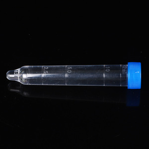 Nokang Screw Type Urine Sediment <b>Tube</b> 12ml <b>Plastic</b> Capped Test <b>Tube</b> For Laboratory Use - Product Image 3