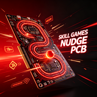 Placa PCB para Máquina de Juegos de Habilidad, Placa de Circuito PCBA SMT Personalizada para Máquina de Juegos de Arcade que Funciona con Monedas