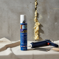 Scellant pour pneus en mousse de polyuréthane super dure à un composant, adhésif blanc laiteux, mousse de remplissage pour pneus, spray pour l'étanchéité de la construction