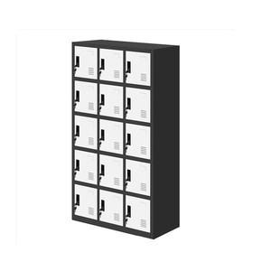 Lockable and Safe Storage Steel <b>Locker</b> 15 Compartment Workman <b>Lockers</b> - Product Image 6