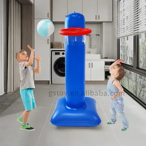 Portable extérieur enfants mini cerceau en pvc balle intérieure jeu gonflable gonflable enfants basket-ball support pour équipement de cour