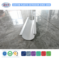 Profilé en PVC extrudé sur mesure pour rail de rideau de plafond et guide de volet roulant