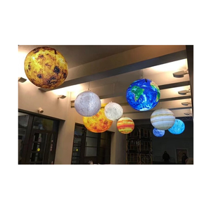 <span class=keywords><strong>Ballon</strong></span> lunaire gonflable géant personnalisé avec lumière LED, <span class=keywords><strong>ballon</strong></span> lunaire gonflable en PVC scellé pour la décoration d'événements - Product Image 6