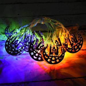 Guirnalda de Luces LED con Forma de Luna y Estrella, Decoración para el Hogar, Eid Mubarak, Ramadán Kareem, Artículos para Fiestas Musulmanas, Decoración para Eid Al-Fitr - Product Image 6