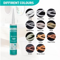 Fabricant d'adhésifs, KASTAR 789 personnalisé, scellant en silicone transparent à durcissement neutre imperméable