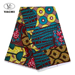 Yachitex thiết kế đẹp ankara bông vải sáp thời trang in mô hình phi dashiki váy Rèm đồ lót ngành công nghiệp sử dụng - Product Image 1