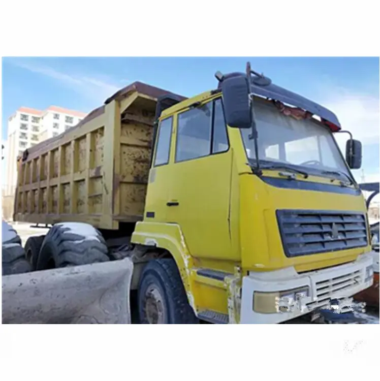 Gebruikt 6X4 Styre 10 Banden Dump Load Kipper Truck