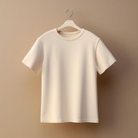 Camiseta Transpirable de Talla Grande para Hombre, Algodón Premium, Servicio OEM, Logotipo Frontal, Ropa Personalizada de Moda, Suministro al por Mayor para Adultos