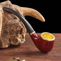 Pipe à fumer en résine, mini, portable, compacte, pour novices, avec technique de miroir, pour la vente en gros aux boutiques de fumeurs