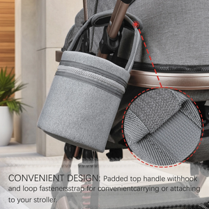 Logo personalizzato portatile pompa del seno bollitore bottiglia di latte di stoccaggio borsa di raffreddamento in Neoprene isolante sacchetto di biberon per la mamma bambino viaggio - Product Image 4