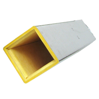 Panneau d'isolation en laine de verre pour système CVC de classe A1 Euro, densité 96 kg/m³, 25 mm, certifié CE, laine de verre Fsk avec tissu noir