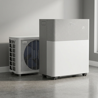 Aire Acondicionado Portátil Split Midea de 11 BTU, Frecuencia Variable, Refrigeración y Calefacción, Control Remoto, Compatible con Aplicaciones, Clase A+++ COP